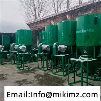 Hayvan Yemi Pelet Yem Karıştırıcı Öğütücü Makinesi
